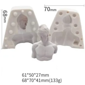 1 PCS Mas Figure Aroma Silicone Candle Mold /Plaster Mold/DIY Soap Mold 10361151