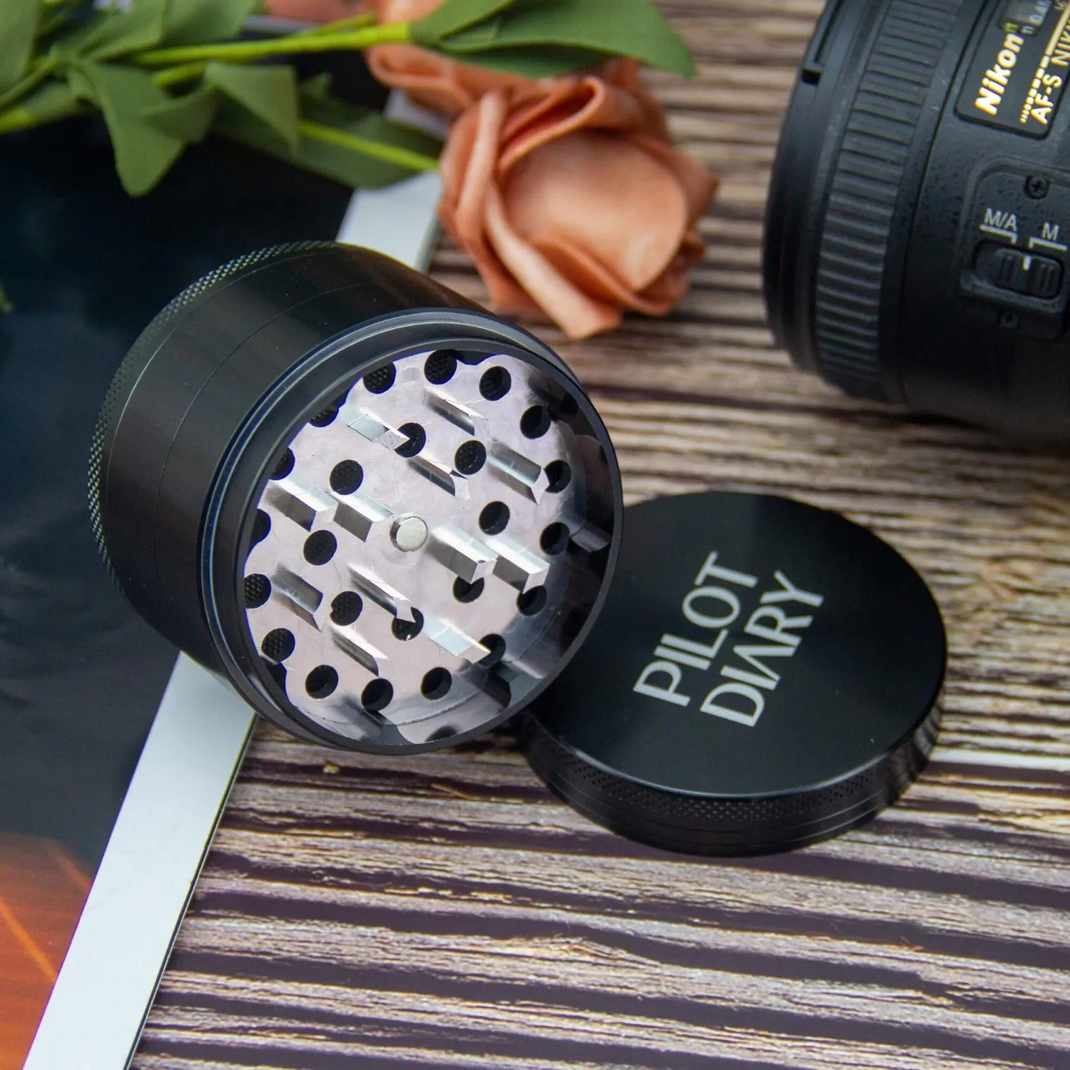 4 Piece Grinder with Pollen Catcher