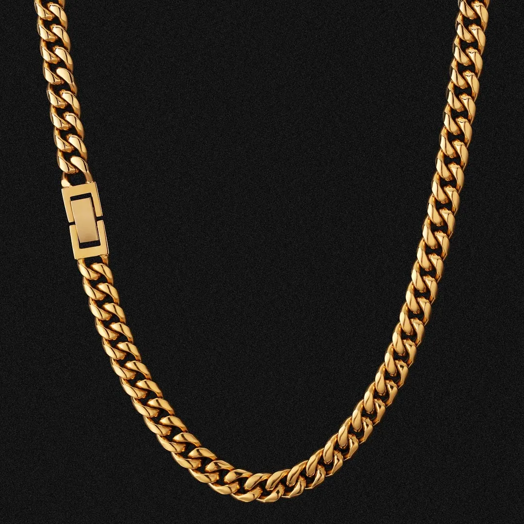 8mm Miami Cuban Link Chain KRKC