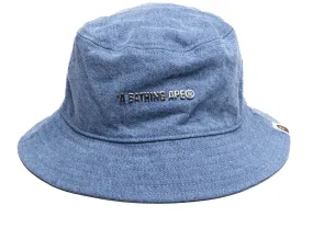 A Bathing Ape Denim Bucket blue Hat