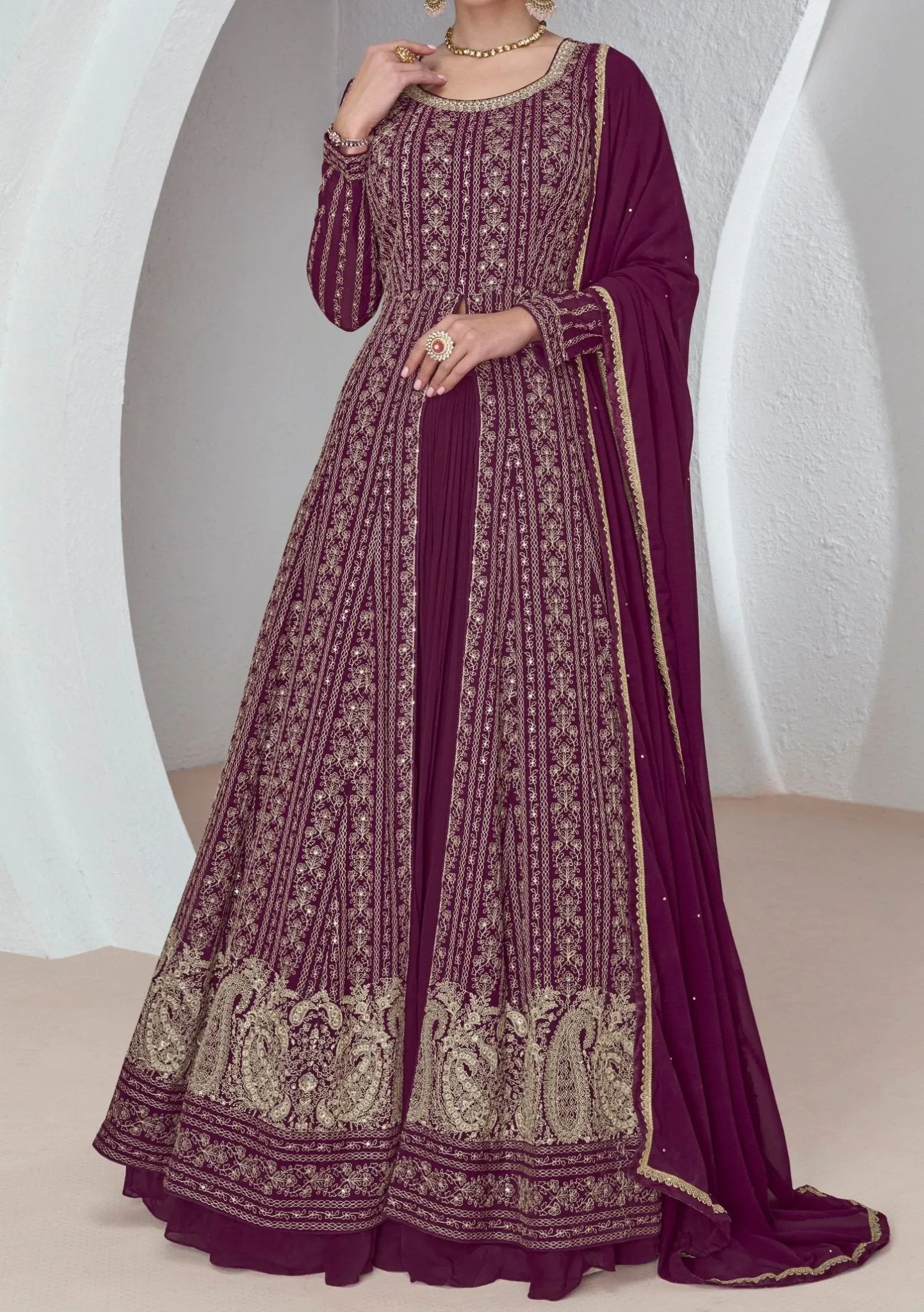 Aashirwad Sabina Party Wear Anarkali Suit