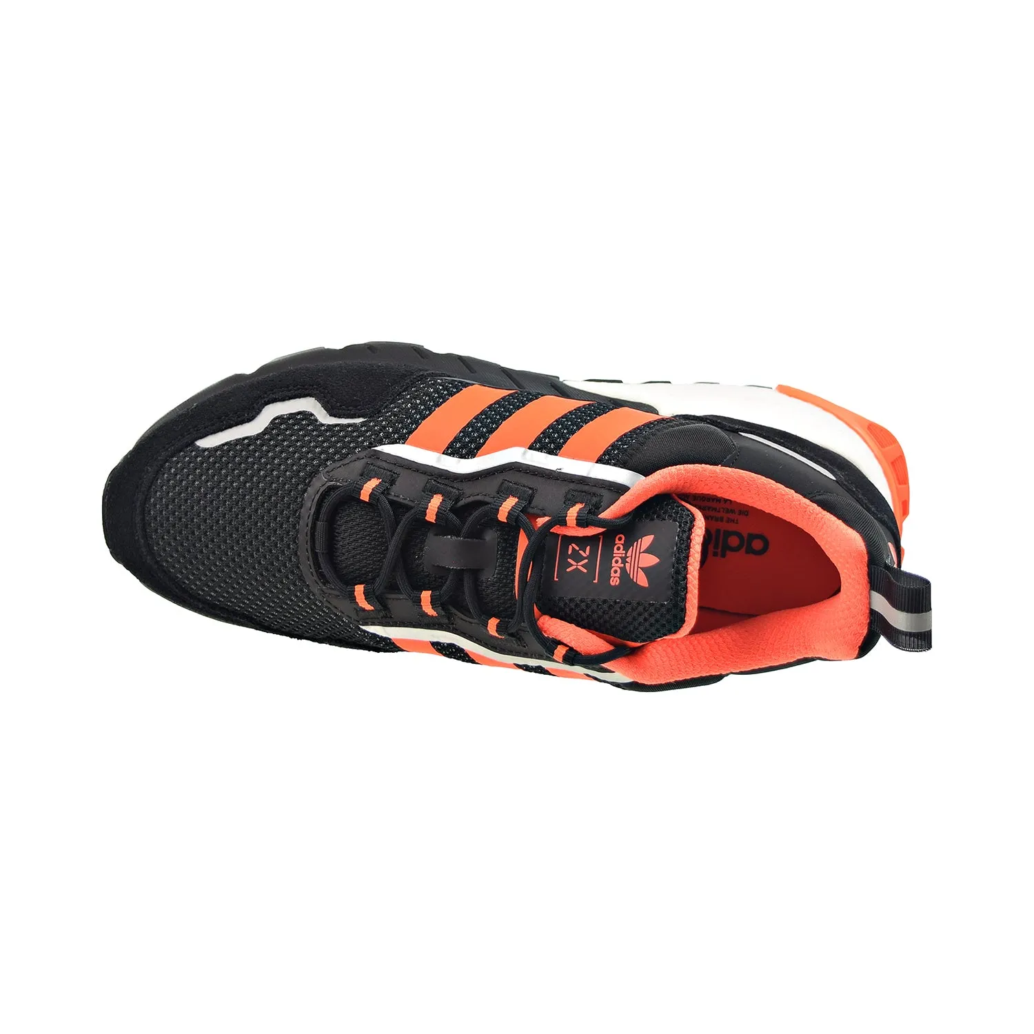 Adidas ZX 1K Boost Men's Shoes Core Black-Solar Orange-Silver Metallic