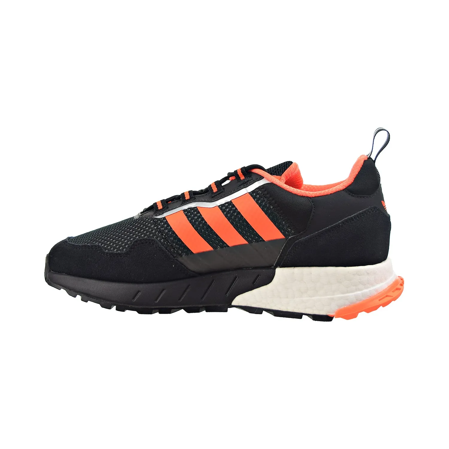 Adidas ZX 1K Boost Men's Shoes Core Black-Solar Orange-Silver Metallic