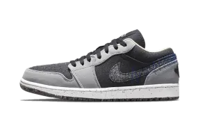 Air Jordan 1 Low Crater Black Grey