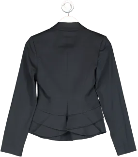 Alexander McQueen Blue Black Blazer UK XXS