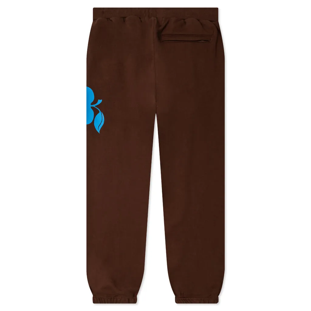 Apple Logo Sweatpant - Chocolate