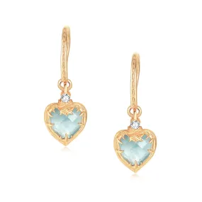 Aquamarine Gold Earrings - Miracle