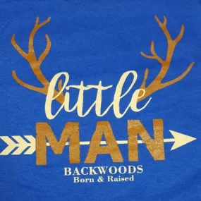 Backwoods Born & Raised Lil Man Deer Arrow Bright Unisex Toddler Youth T Shirt