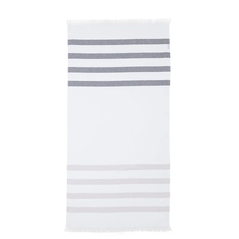 BAREFOOT DREAMS | Multistripe Organic Cotton Oversized Towel