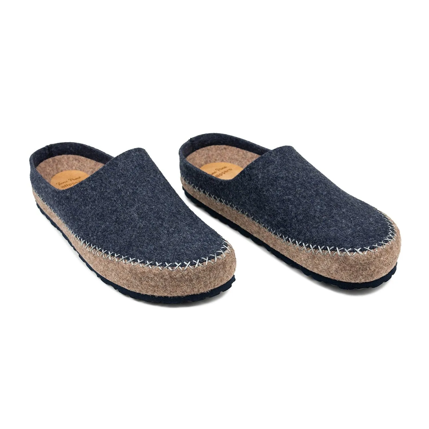 Basic Felt Slippers for Men - Liam