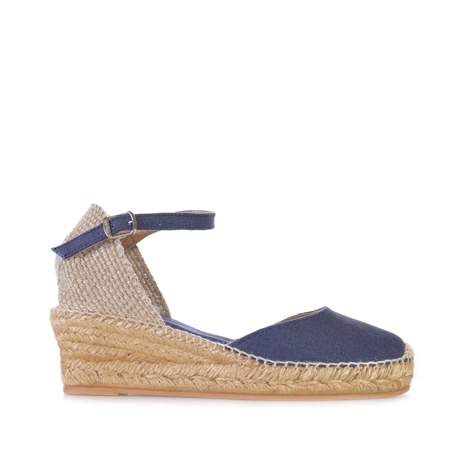 Basic Linen Wedge Espadrille for Women - Romina