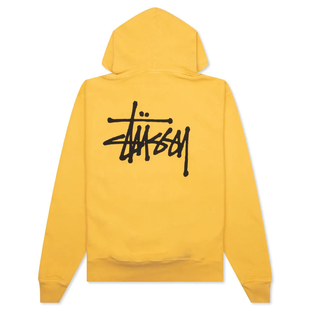 Basic Stussy Pigment Dyed Hoodie - Honey