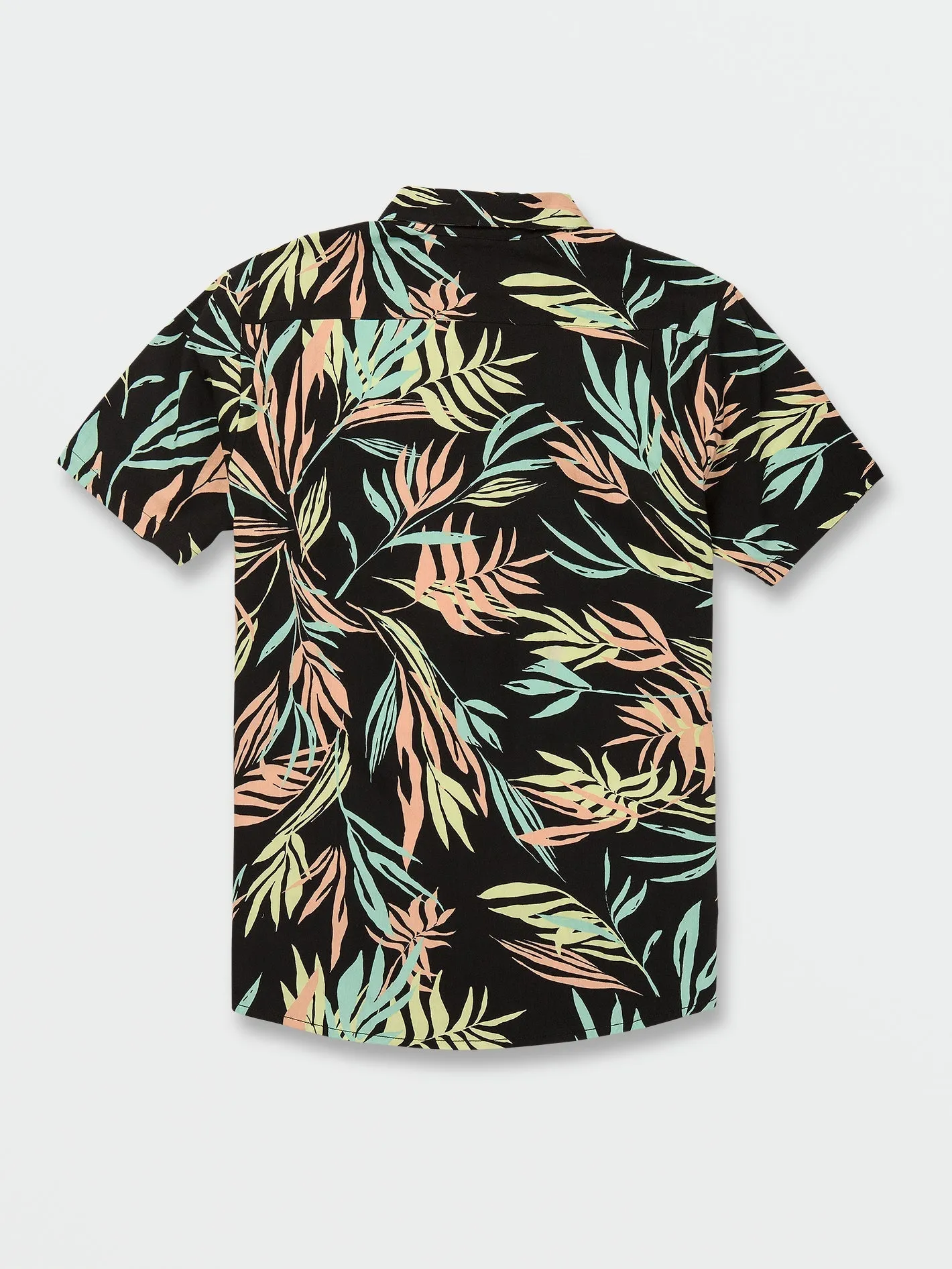 Bleeding Leaf Shirt Sleeve Shirt - Black