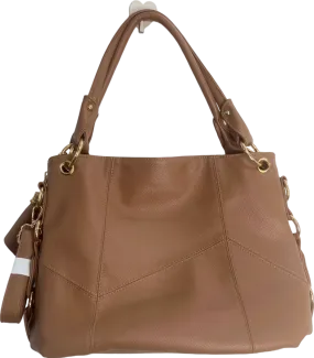 Bond & Mason Brown Cassandra Vegan Leather Tote Bag