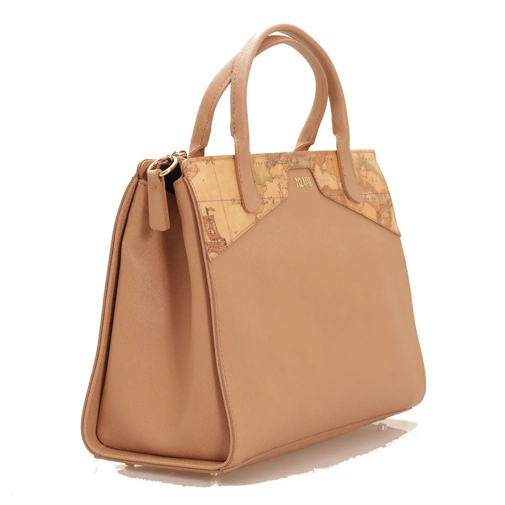 Borsa Donna a Mano Grande 1A Classe Alviero Martini linea Glam City color Nude GV67