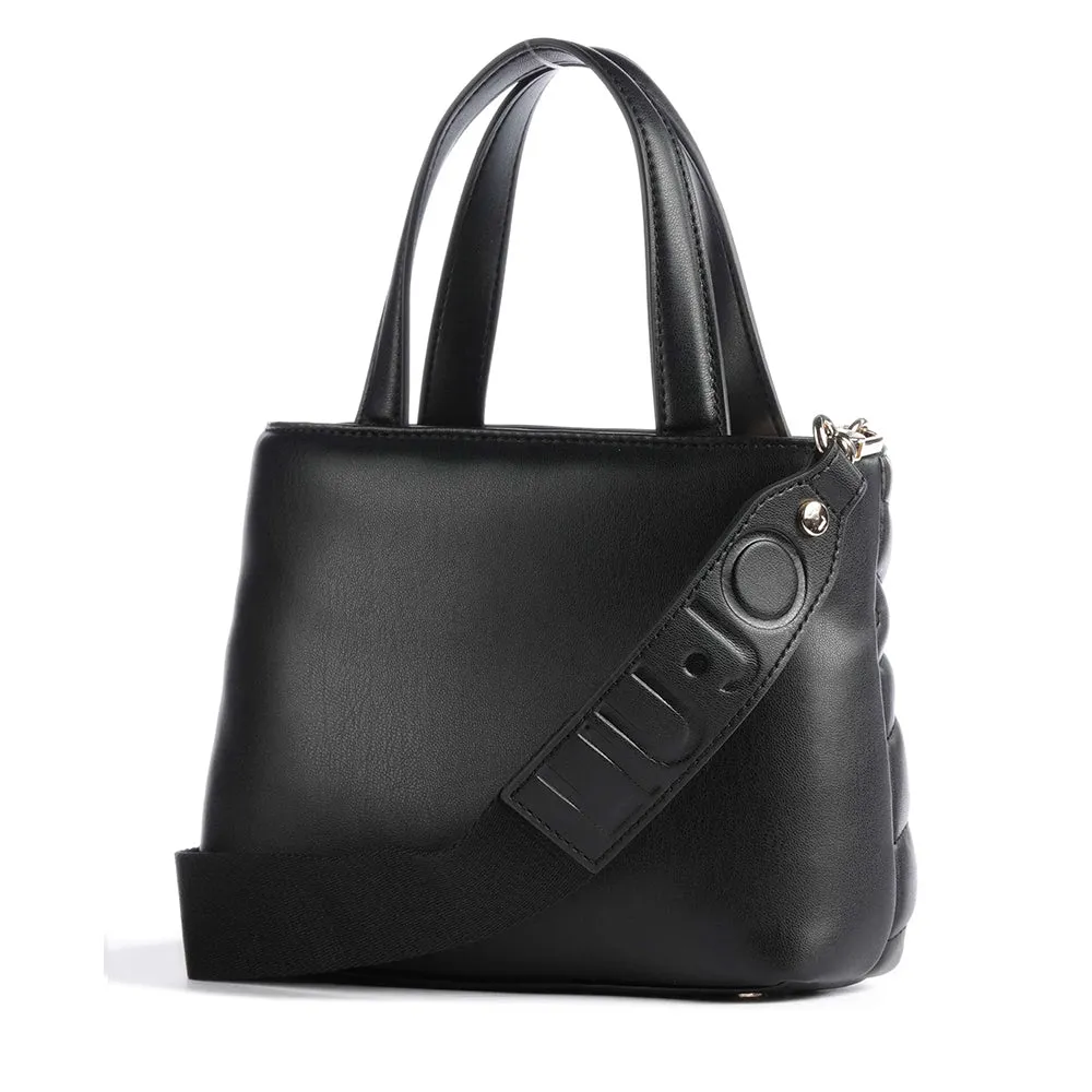 Borsa Donna a Mano LIU JO Better Trapuntata Nera con Charm