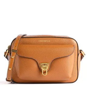 Borsa Donna a Tracolla COCCINELLE in Pelle Caramel linea Beat Soft Misura Media