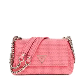 Borsa Donna a Tracolla GUESS Chiusa con Pattina Linea Etel colore Watermelon