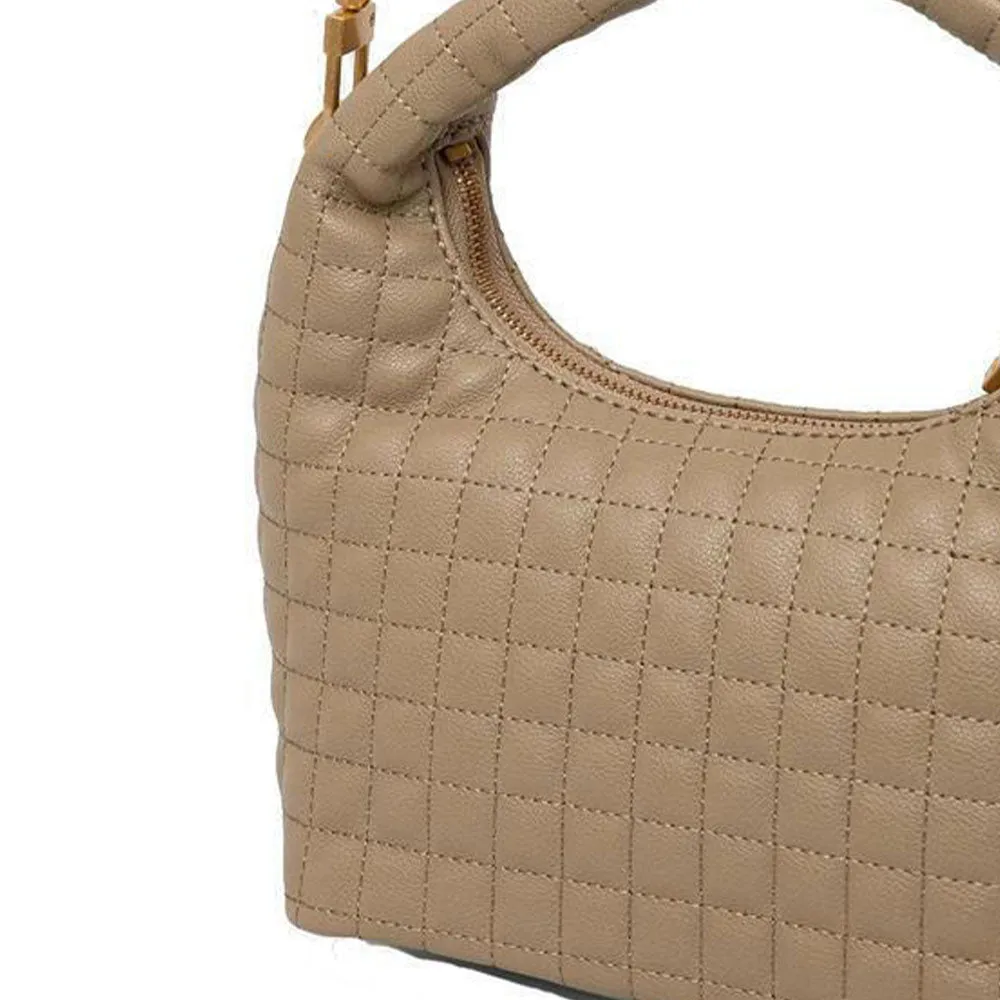 Borsa Donna Hobo a Mano con Tracolla GUESS Linea Tia colore Sage