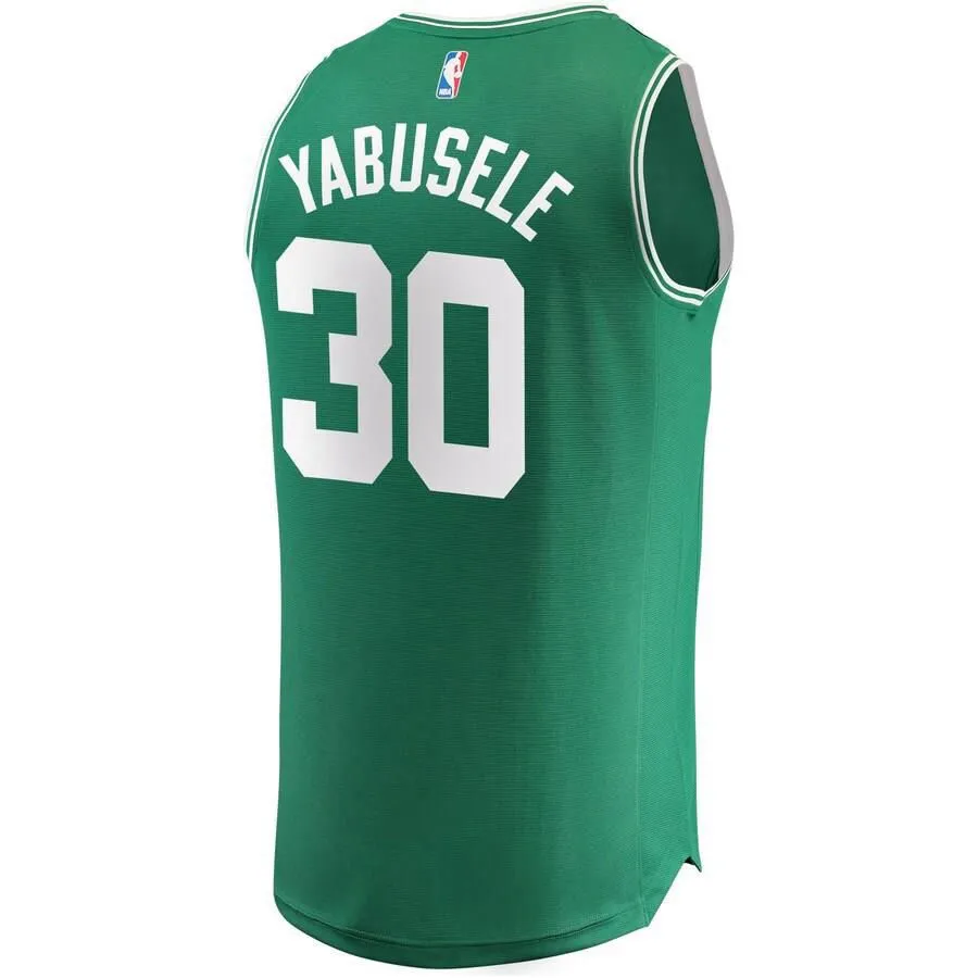 Boston Celtics Guerschon Yabusele Fanatics Branded Replica Fast Break Player Jersey Mens - Green | Ireland P0954P9