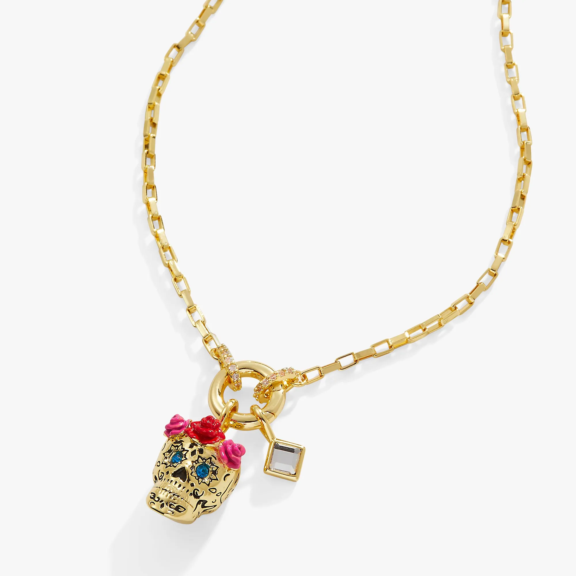 Calavera Sugar Skull Necklace