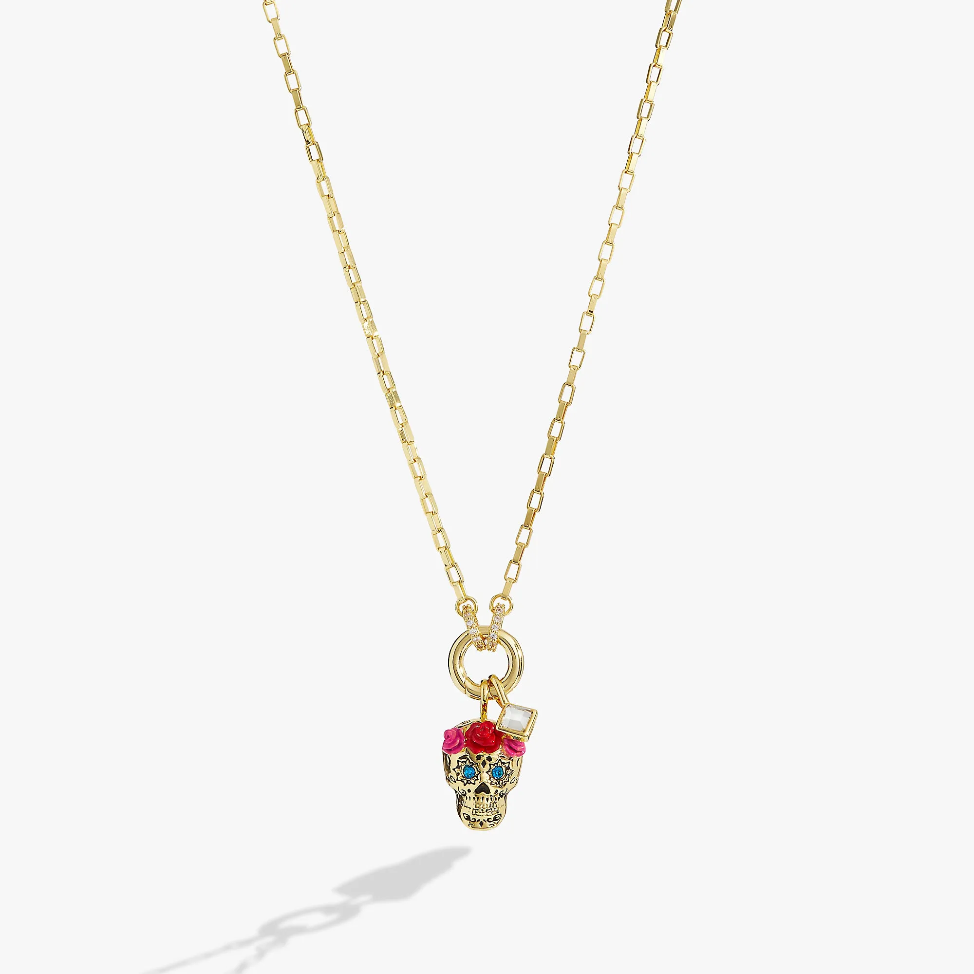 Calavera Sugar Skull Necklace