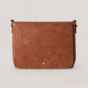 CARTER | Chestnut Classic Messenger Bag