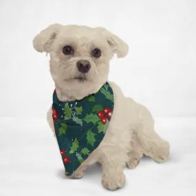 Christmas Holly Cat & Dog Bandana