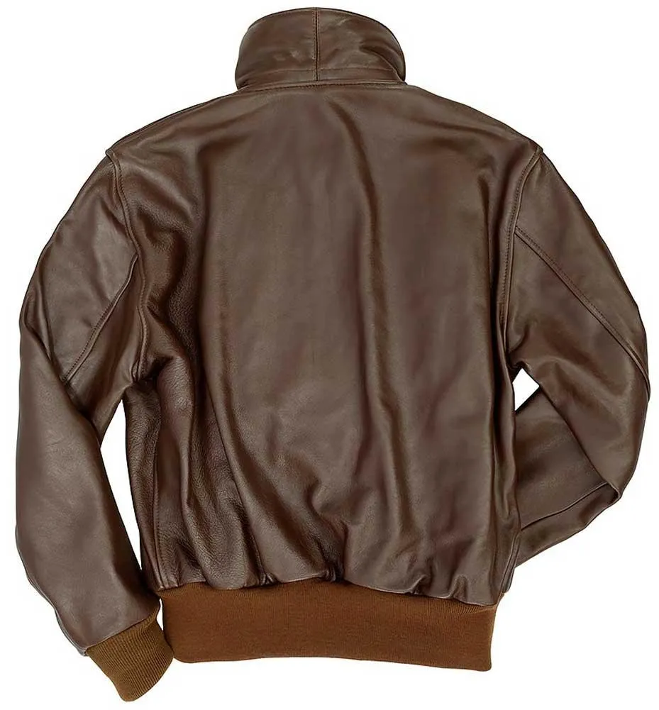 Cockpit USA Mens Horsehide A-2 Leather Flight Jacket