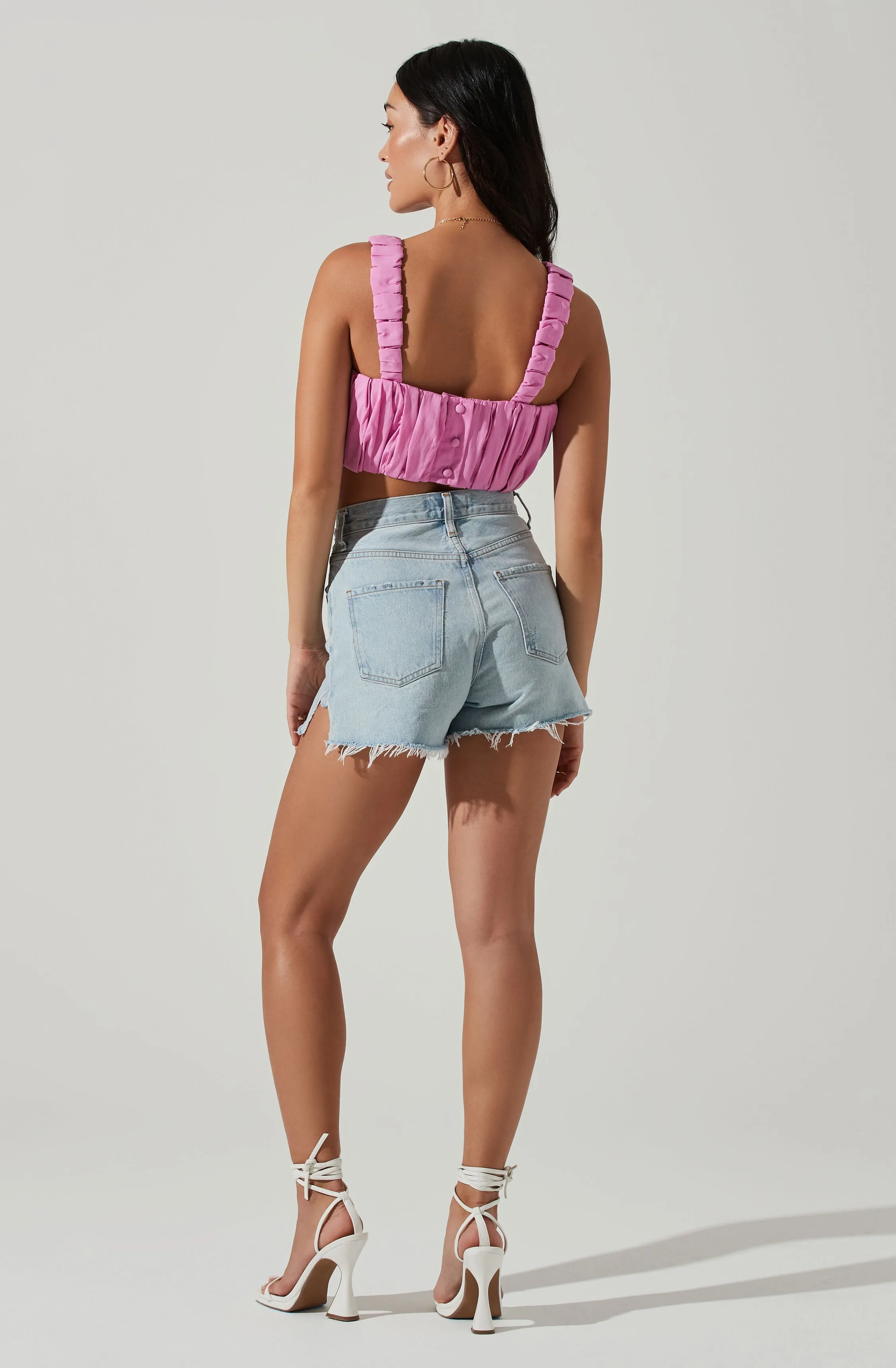 Daija Square Neck Crop Top