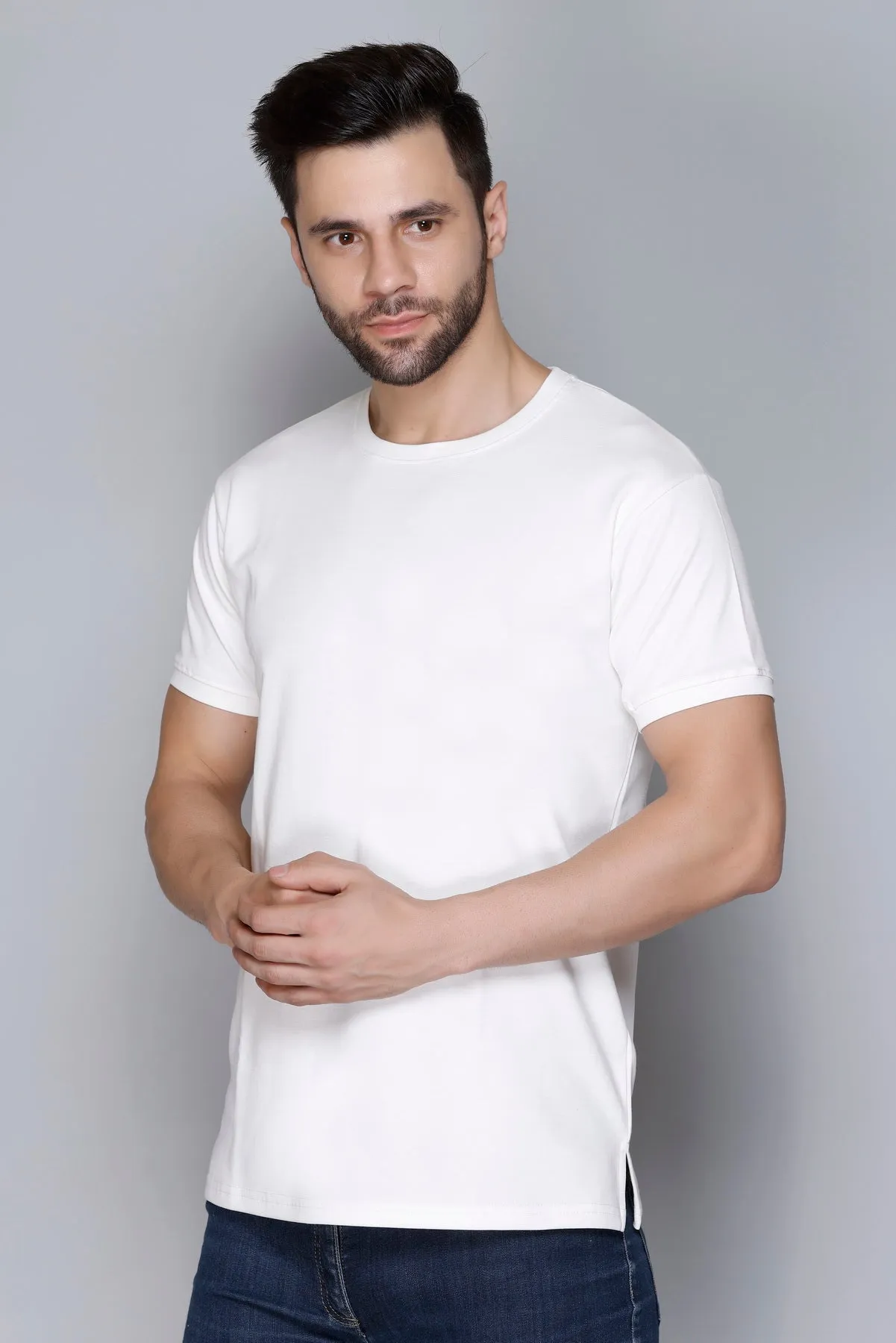 Derby Men's Round Neck Casual T-shirts