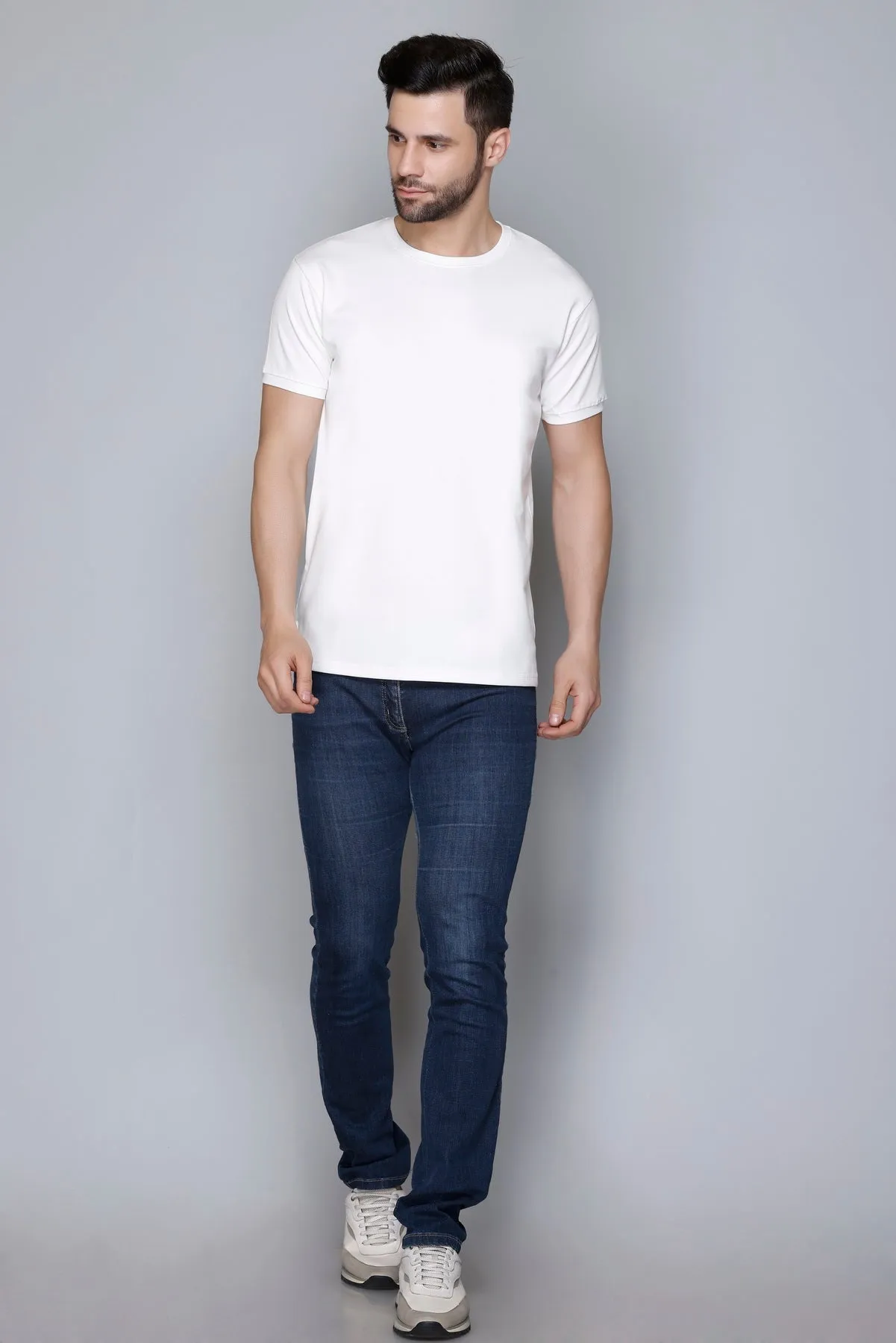 Derby Men's Round Neck Casual T-shirts