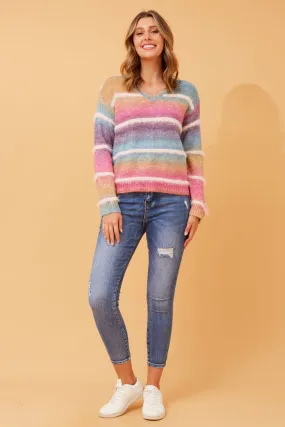 DILARA STRIPE KNIT JUMPER