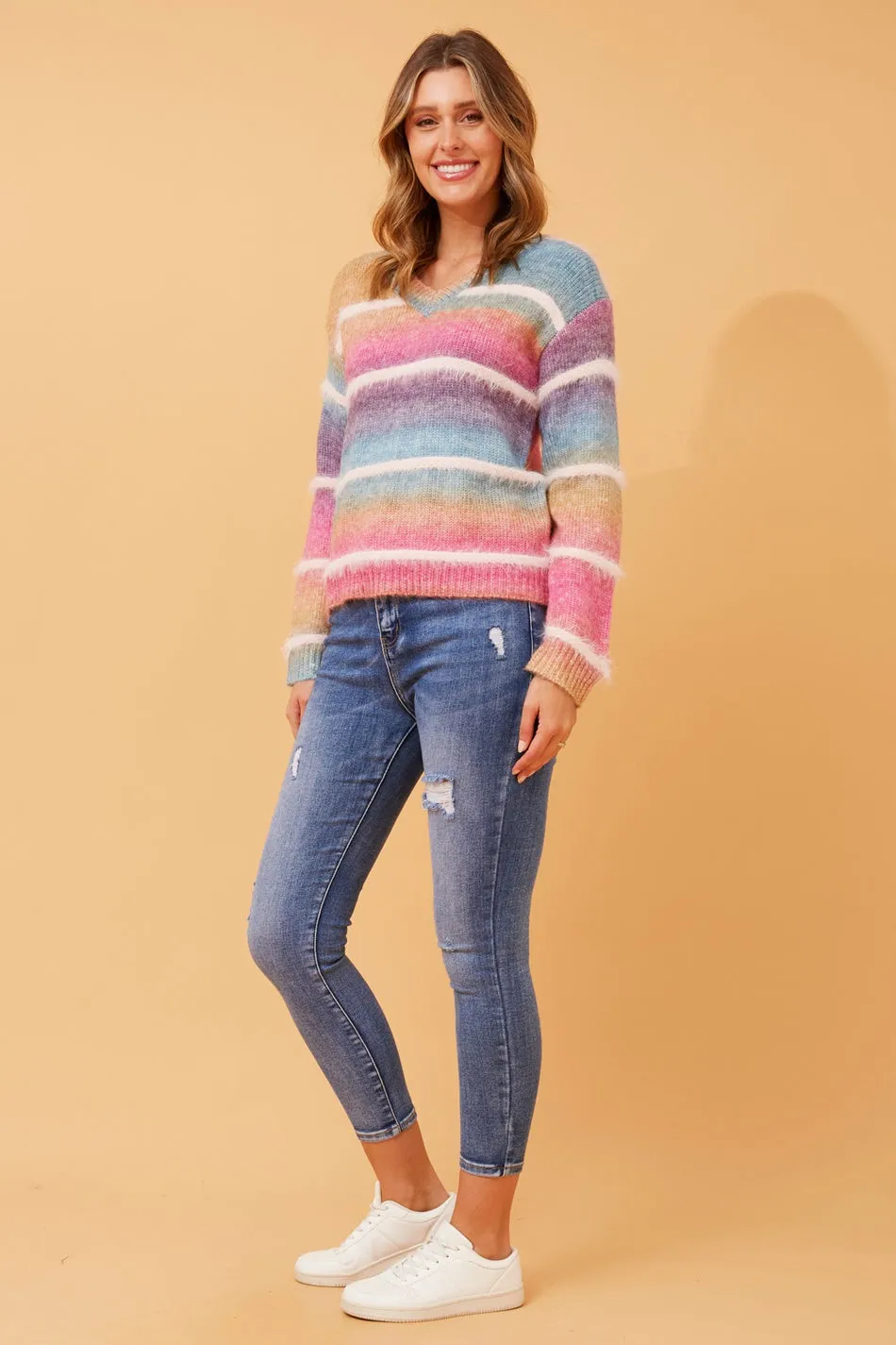 DILARA STRIPE KNIT JUMPER