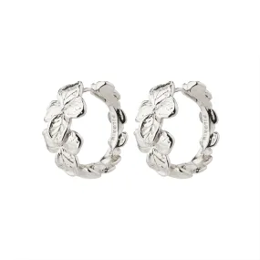 Echo Silver Plated Hoops