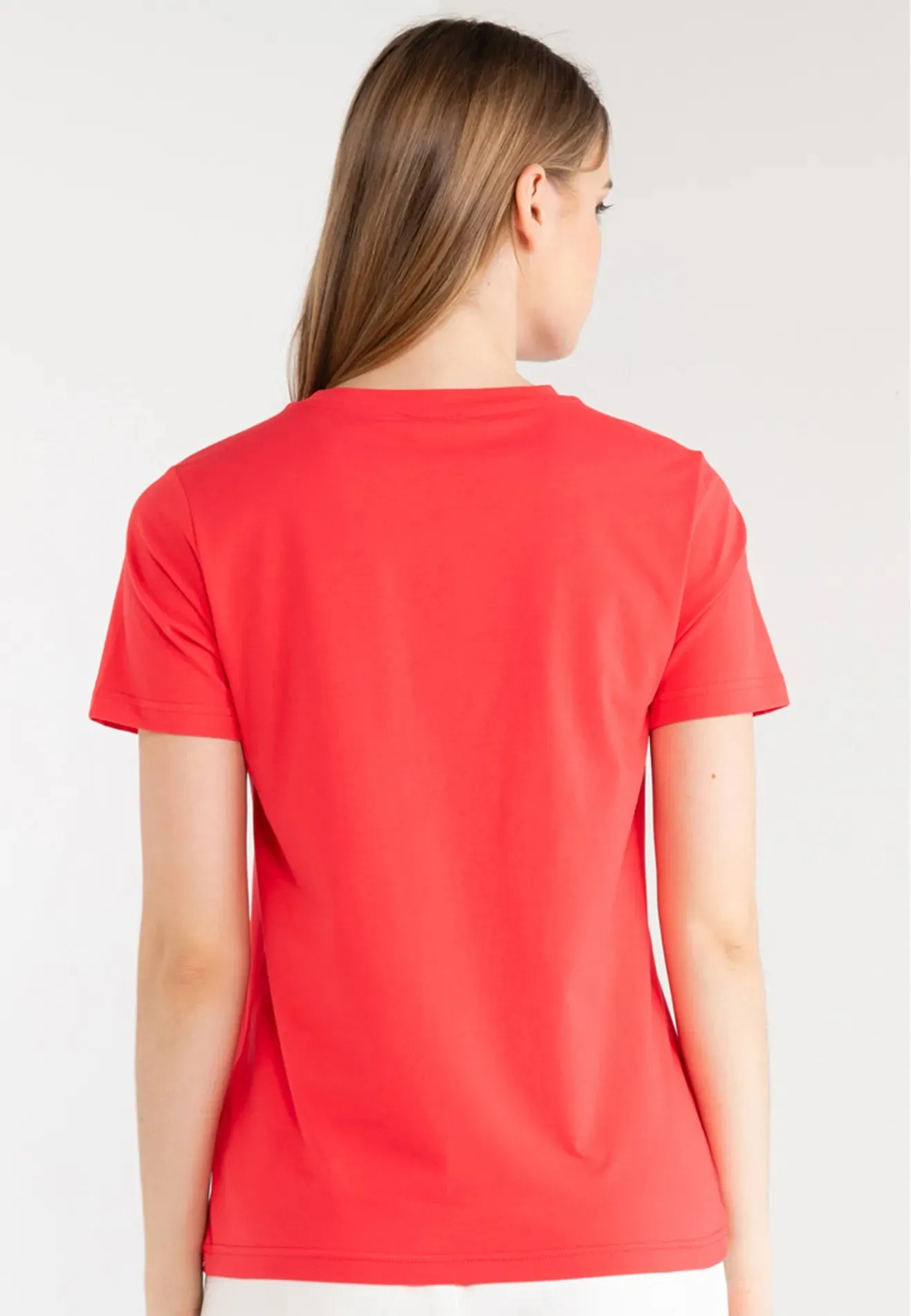 ELLE Leisure LOVE Graphic Printed Logo Basic Tee