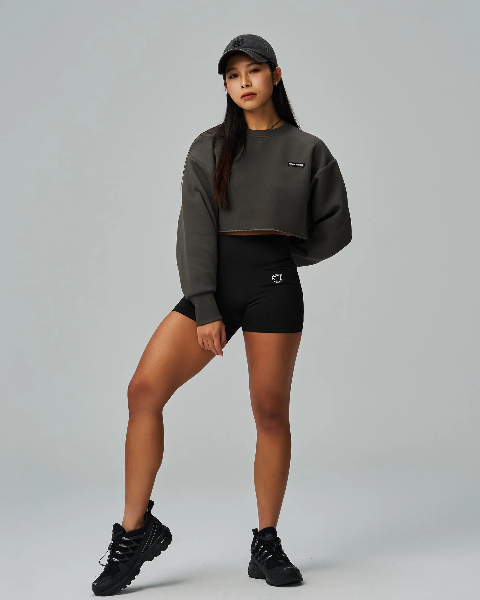 Everyday Label Crop Long Sleeve