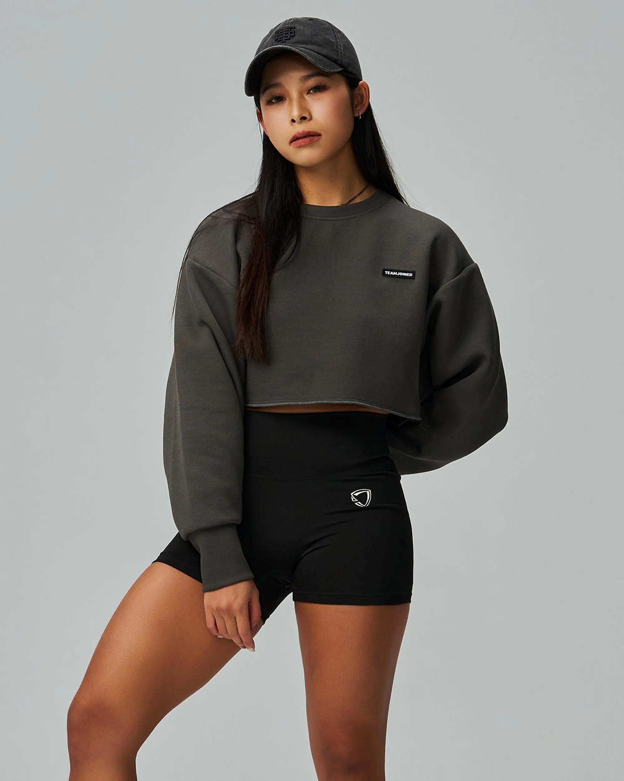 Everyday Label Crop Long Sleeve