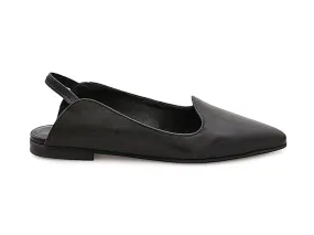 Felmini ballerine slingback in pelle liscia