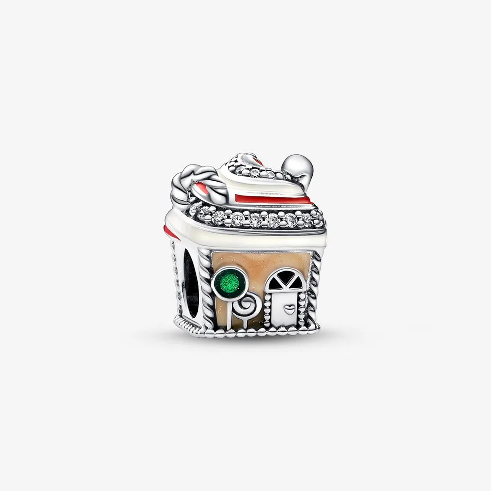 Festive Gingerbread House Charm 792363C01