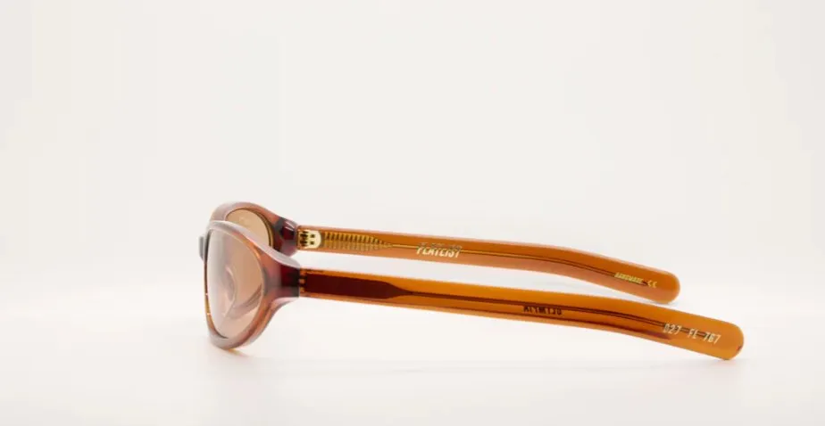 FLATLIST OLYMPIA Crystal Brown / Brown sunglasses