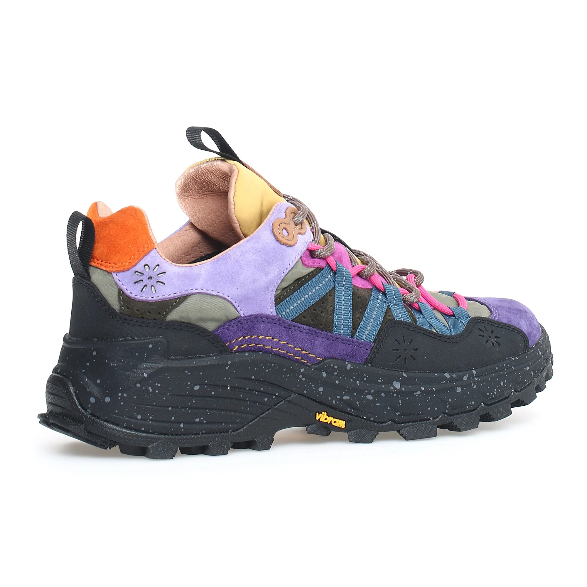 Flower Mountain Iwano Trainers - Khaki / Multi