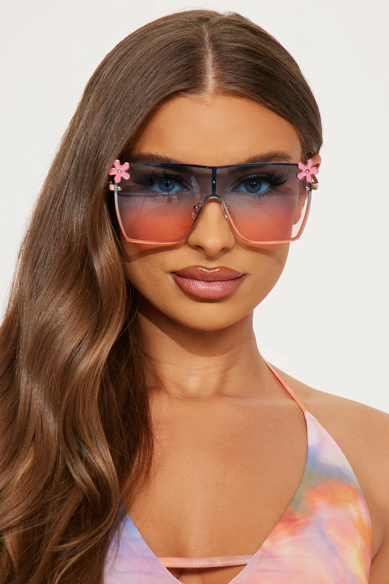 Flower Under The Sea Sunglasses - Pink