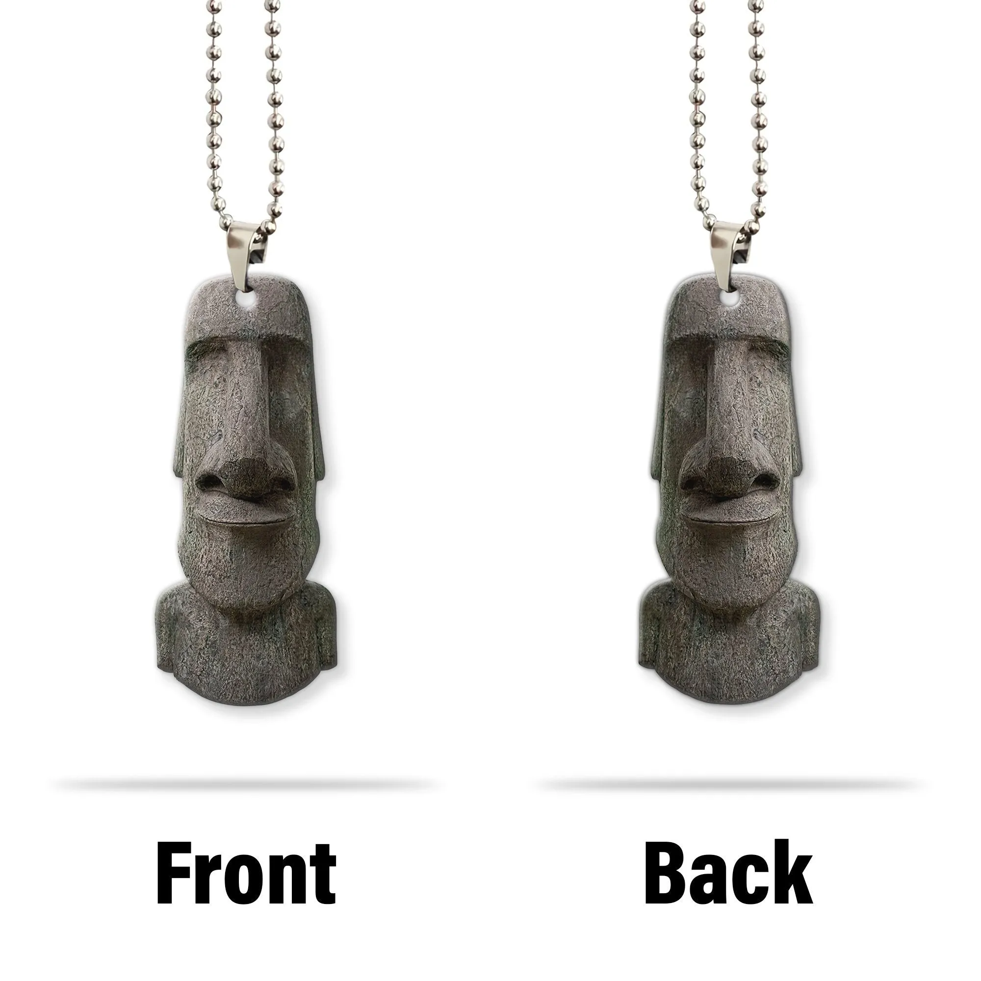 Gearhuman 3D Massive Easter Island Moai Head Statue Car Hanging