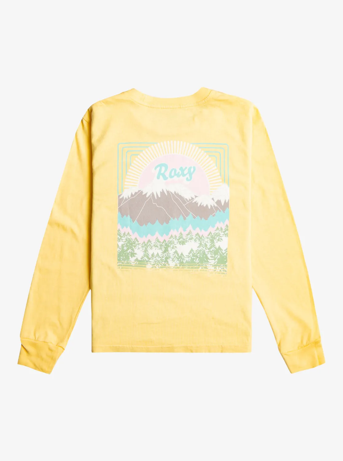 Girls 4-16 Sunny Side Long Sleeve T-Shirt - Banana Cream