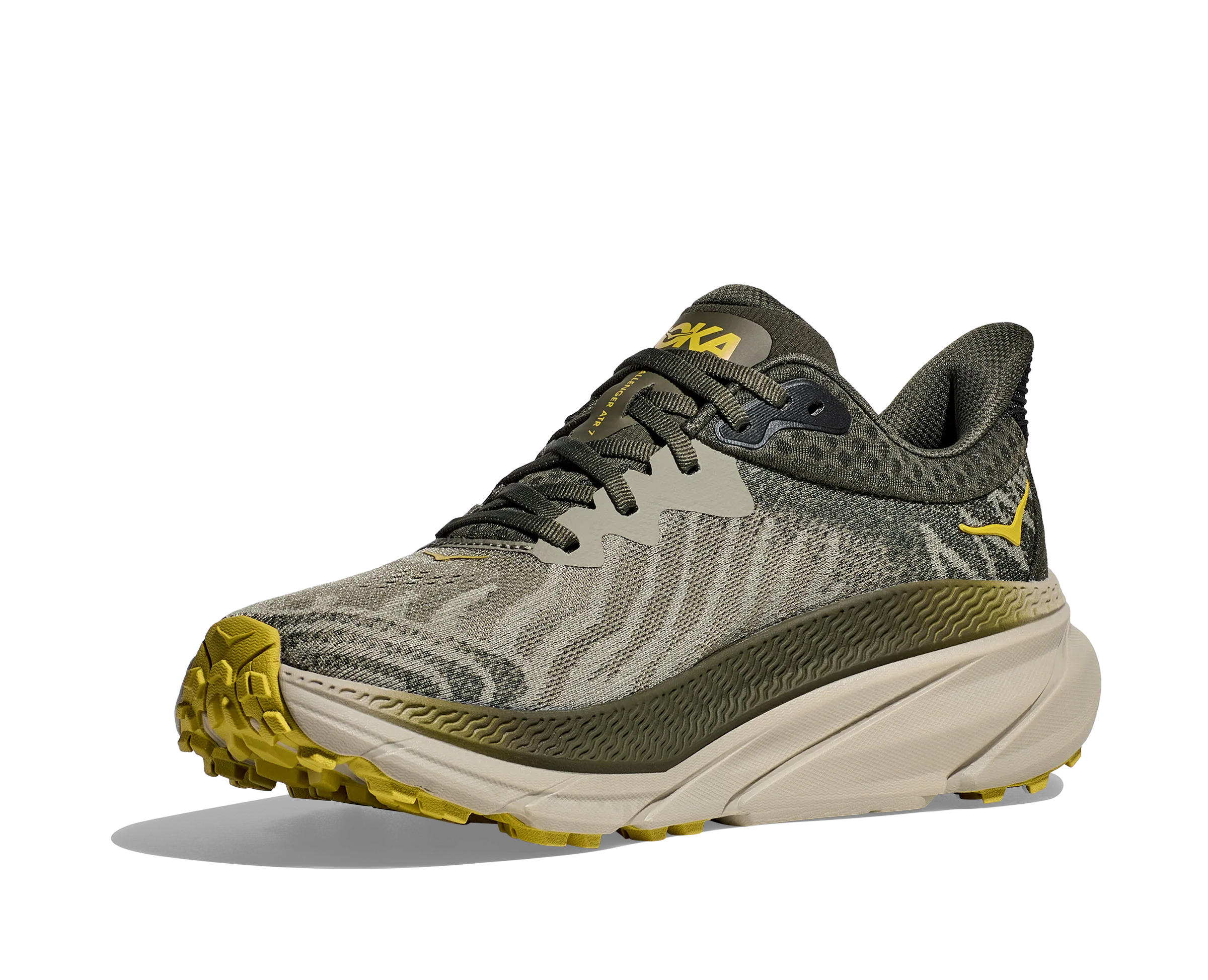 Hoka Challenger 7 Mens | Olive Haze / Forest Cover