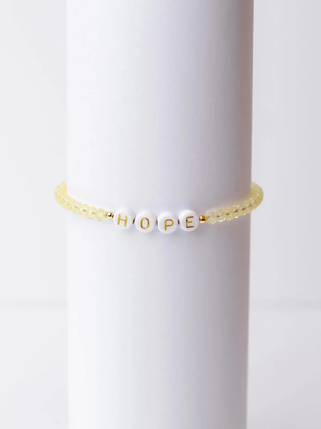 HOPE Crystal Beaded Bracelet