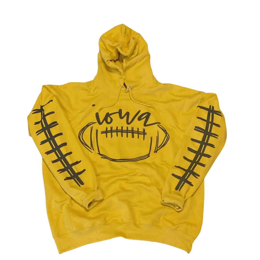 Iowa or State Football Hoodie