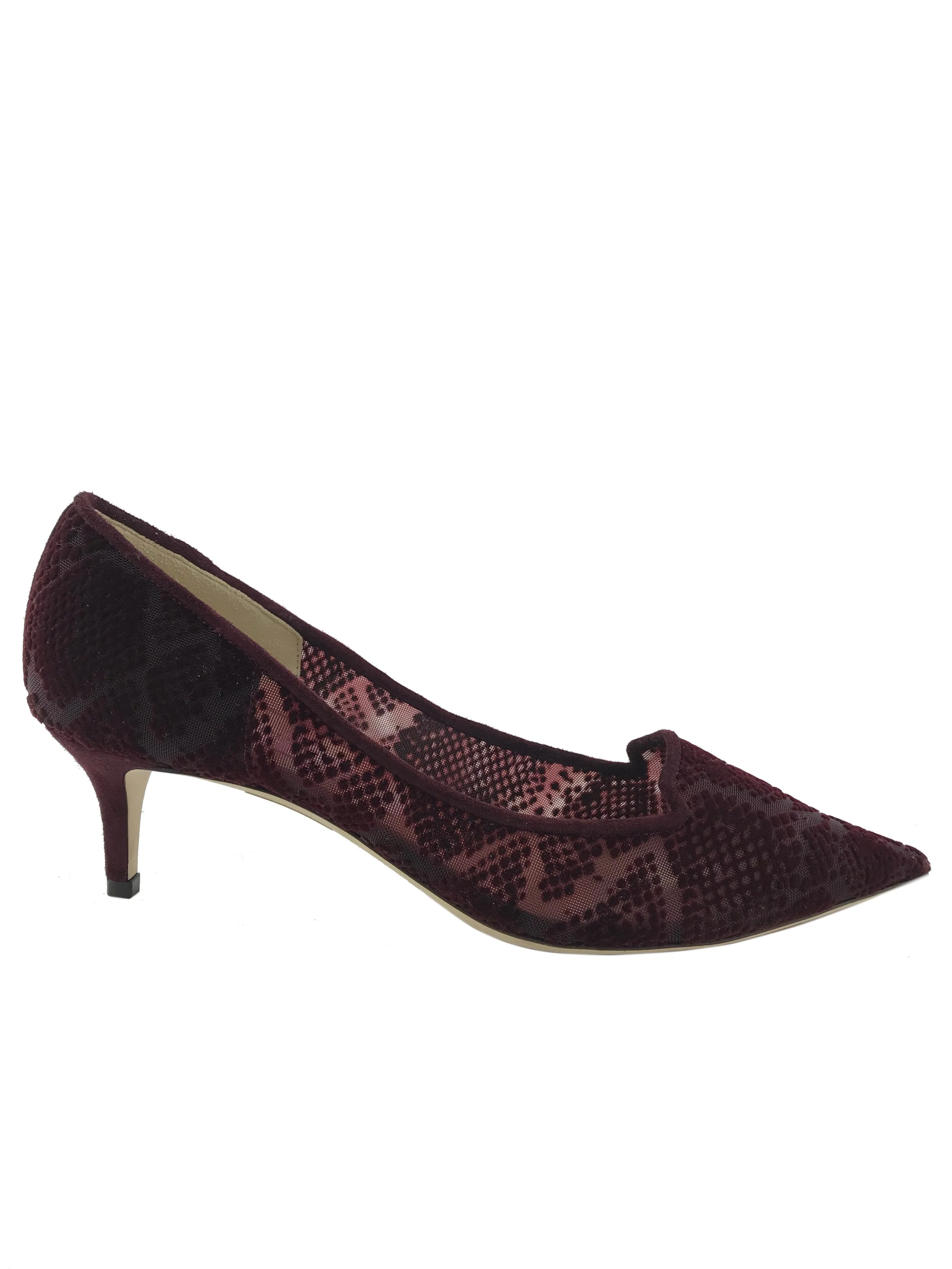 Jimmy Choo Velvet Burnout Pumps Size 7