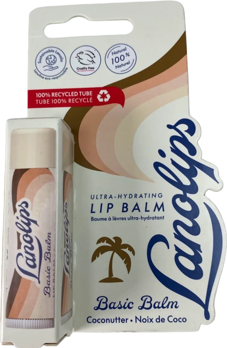 Lanolips Ultra-Hydrating Lip Balm Basic Balm Coconutter 4.5g